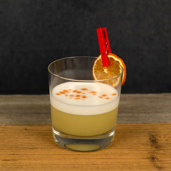 Bild vom Rum Sour mit Eiweiß Cocktail